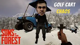 Golf Cart Funny Moments - Sons of the Forest