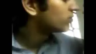 hijab girl catch a boy and take his lips lollilop