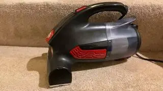 Vacuuming the stairs with my dirt devil SD12000