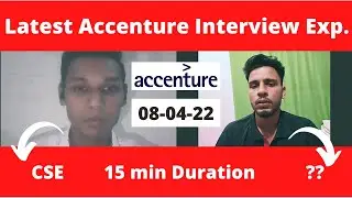 Accenture Interview Experience 2022 || Accenture Interview Questions and Answers || Accenture 2022