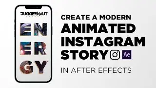 After Effects Tutorial - Minimalistic Instagram Story Animation!