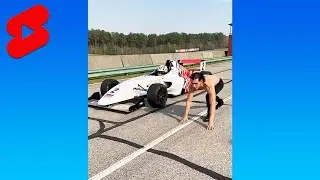 Man Vs Formula Car 