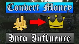 How to CONVERT money into INFLUENCE in Bannerlord!