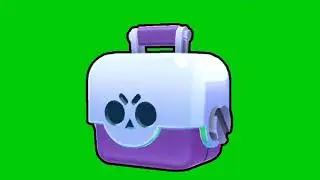Big Box Green Screen for Brawl Stars
