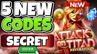 *5 NEW* ALL WORKING CODES FOR ATTACK ON TITAN REVOLUTION ROBLOX IN MARCH 2026 | ROBLOX AOTR CODES