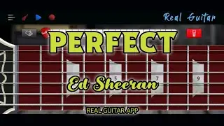 Perfect | Ed Sheeran | Real Guitar App Cover