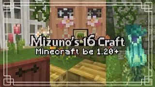 Mizuno's 16 craft 1.20+ | Minecraft texture pack 🧸🎀