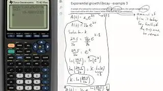 Section 6.7 (part 4) - Example 3 of exponential growth/decay