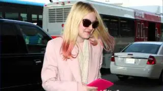 Dakota Fanning's Pink Hair