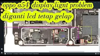The perfect solution to overcome the dark Oppo A54 LCD screen | Oppo A54 display light problem