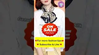 How to Tie Wear & Style 42in x 42in 106cm x 106cm Large Silk Scarf Tips #28 #Shorts