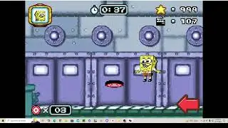 SpongeBob Lights Camera Pants GBA all Mini Games