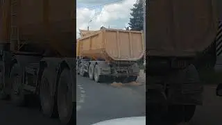 большегруз " Песок на асвальте"🤣