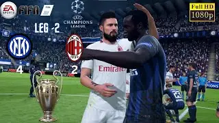 INTER vs MILAN | 4 - 2 🥅 |Uefa Champions League 2023 | HD Gameplay | Semifinal Leg-2 | Legendary AI.