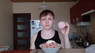 МУКБАНГ МАКАРОНЫ С КОЛБАСОЙ И МАЙОНЕЗОМ. ОБЖОР МАКАРОНЫ ПО-ФЛОТСКИ С БЕКОНОМ И ВЕТЧИНОЙ