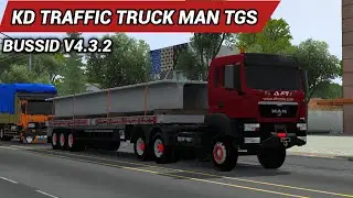 Kodename Traffic Truck MANS TGS TRAILER BETON | BUSSID V4.3.2