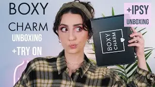 Boxycharm Unboxing & Try On + IPSY Unboxing!