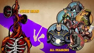 Shadow Fight 2 Siren Head Vs All Demons