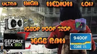 World War Z- GTX 950 | Can it hit 60 FPS? | Testing all Settings | 1080p 900p 720p