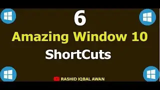 6 Amazing window 10 Shortcuts | Learn Window 10 shourcuts in 16 seconds | window 10 shortcuts