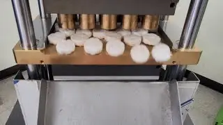 Test Result of Rice Cake Machine SYP2515 (Titanium  Coated Moulds) for Russia 230206