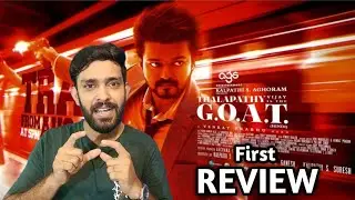 The Goat First Review | Thalapathy Vijay Reaction | VenkatPrabhu JM Cinema Journey|dot