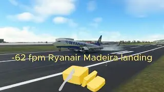 Ryanair 737-800 | -62 fpm BUTTER landing | #swiss001landing
