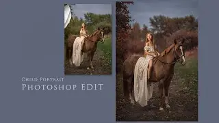 Child Portrait Photography | Photoshop Edit | Photography Tutorials