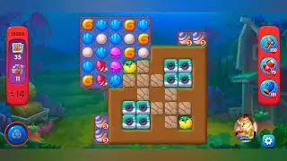 фишдом 2022  #  10888 уровень - прохождение без бустеров # Fishdom,   10888  level - no Boosters.