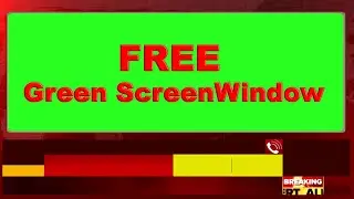 Window Screen And Lower Third Animation Green Screen | After Effects Template 2020