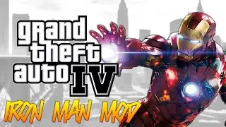 GTA 4 IRON MAN MOD || IRON MAN FLYING GAMEPLAY