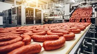 Você não imagina como a LINGUIÇA CALABRESA é produzida! (Processo Industrial Completo)