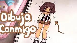 🌸 dibuja conmigo! + hablando un ratito 🌸