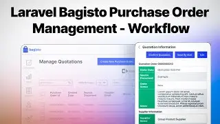 Laravel Bagisto Purchase Order Management - Workflow