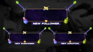 Animated Custom Twitch Alerts For Streaming | Twitch | Gaming | Streaming