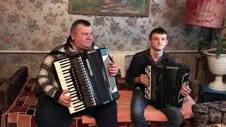 ДУШЕВНАЯ ПЕСНЯ!!!! Одинокая гармонь | Аккордеон Царёв А.В,Баян Булгаков А.А