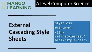 External CSS stylesheets