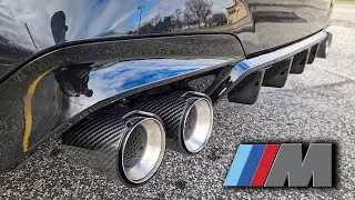 Rear Diffuser & 3.7" Quad Exhaust Tips 🪛🔧DIY 🪛🔧 | G20 M340