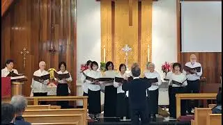 The Sakura Singers sings at Holy Cross Japanese Canadian Anglican Church Vancouver 2024-09-15