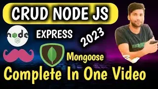 CRUD APP NODE JS COMPLETE IN ONE VIDEO | NODE JS + EXPRESS + MONGOOSE+HBS,MVC PATTERN IN HINDI 2023