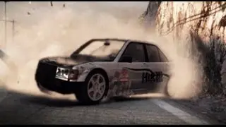 GRID 2  Big crash with Mercedes 190e EVO2 2.5 DTM touring