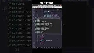 How To Create 3D Button With HTML & CSS | 