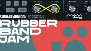 Moog Subharmonicon // Rubber Band // Roland TR-08 JU-06A :: [synth recipe #77]