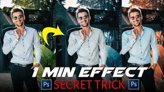Photoshop Trick- Awesome photo editing effect in just 1 min | change color effect