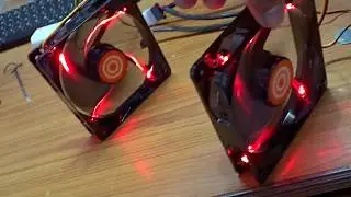 Circle Stay Cool CG-12 120MM LED Case Cabinet Fan Test