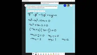 Video Tutorial Ejercicios 4.4 Problema 24 - Coeficientes Indeterminados: Método de Superposición