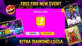 free fire new emote party event 1 spin trick free fire new event emote party me kitna diamond lagega