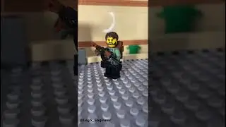 Кастомная минифигурка LEGO на тему постапокалипсиса