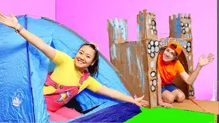 24 Hour Tent Challenge Ellie vs Jimmy | Ellie Sparkles Show