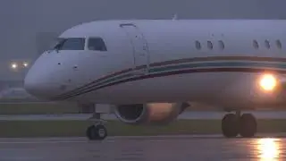 D-ANNI Vista Jet- Embraer Lineage 1000- Departs Manchester Airport